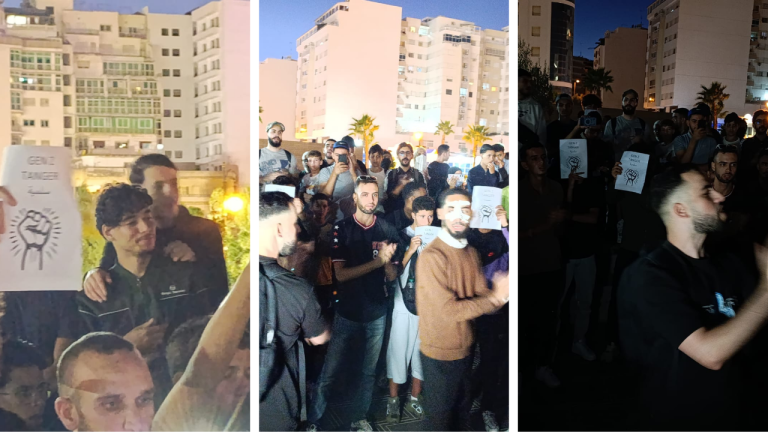 احتجاجات جيل “Z” بطنجة تدخل يومها السادس وسط أجواء سلمية بعد ليلة شغب