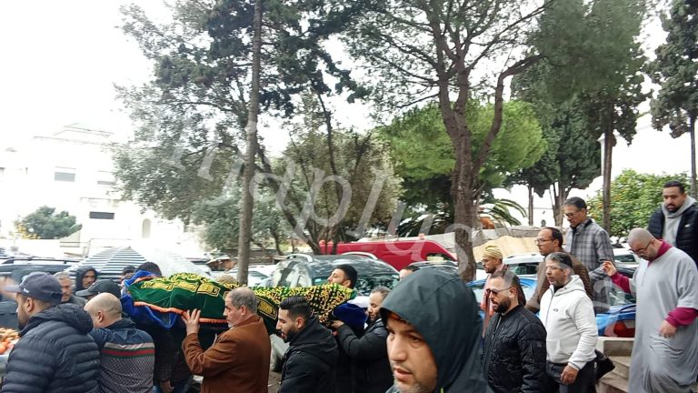 جثمان سمير بروحو يوارى الثرى بمقبرة السواني