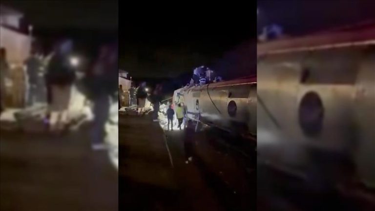 حادثة القطار.. 5 أطفال ضمن الضحايا واستنفار صحي بالأندلس