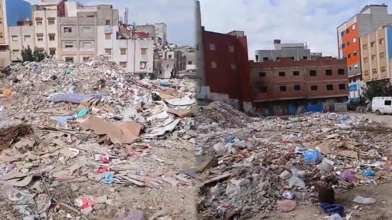أطنان من النفايات تُشوه وجه “بني ورياغل 3” بطنجة وتحوله إلى بؤرة للحشرات والقوارض