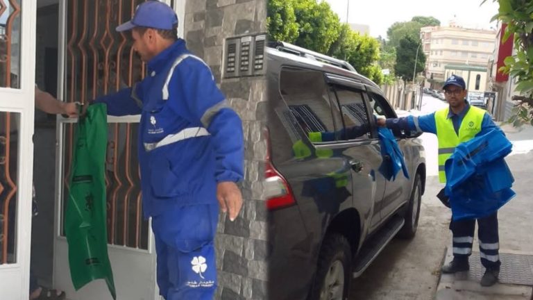 انطلاق حملة توزيع الأكياس البلاستيكية استعدادا لعيد الأضحى بطنجة