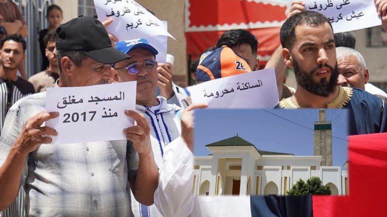 طنجة.. تأخر افتتاح مسجد الحرارين يخرج سكان الحي للاحتجاج