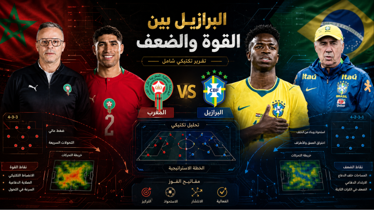 البرازيل تحت العدسة التكتيكية.. مفاتيح القوة والثغرات التي قد تمنح المغرب الأفضلية