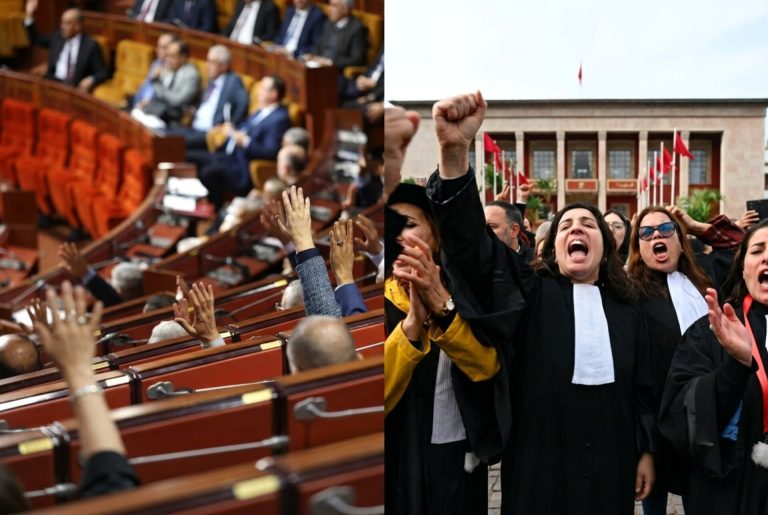 بعد معارك شلت المحاكم.. قطار مشروع قانون المحاماة يغادر الغرفة الأولى وسط أجواء مشحونة وينتقل إلى “المستشارين”