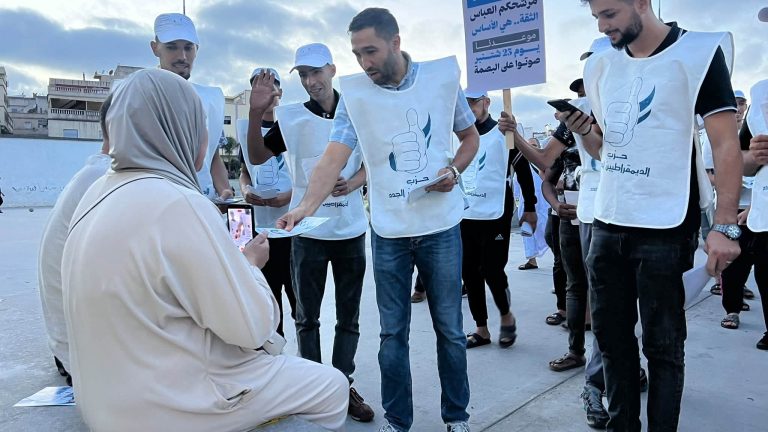 حزب الديمقراطيين الجدد يطلق حملته الانتخابية في بني مكادة بحضور وكيل اللائحة عمر العباس